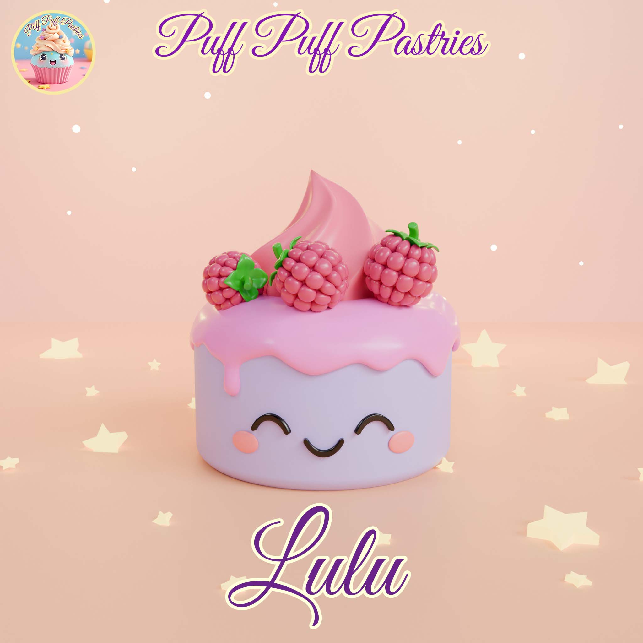 Kawaii Round cake Lulu